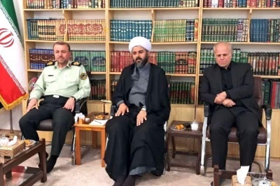 دیدار فرمانده انتظامی گیلان با فرماندار و امام جمعه شفت